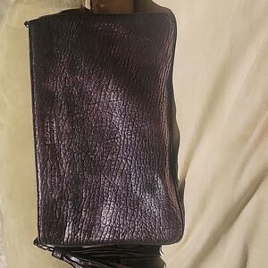 Badgley Mischka black clutch bag